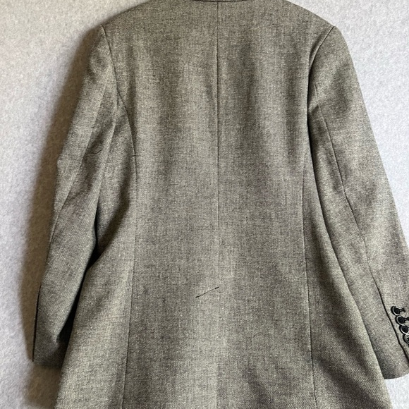 Chico’s wool blend grey blazer tweed size 1 - Picture 4 of 8